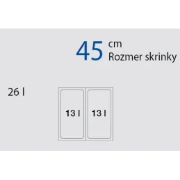 Izvlačni koš za otpad BLANCO BOTTON Pro 45/2 Manual