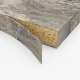 ABS rubnik za radnu ploču Mramor Cipollino sivi F093