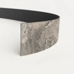 ABS rubnik za radnu ploču Mramor Cipollino sivi F093