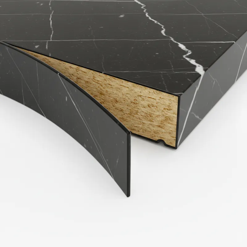 ABS rubna traka za radnu ploču Pietra Grigia Crna / F206