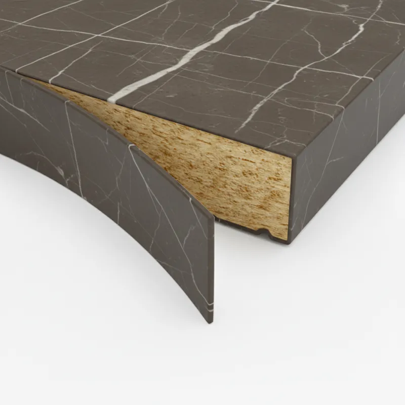 ABS rubna traka za radnu ploču Pietra Grigia Antracit / F205