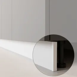 Kraj za kuhinjsku plastičnu podnožnicu / Bijela