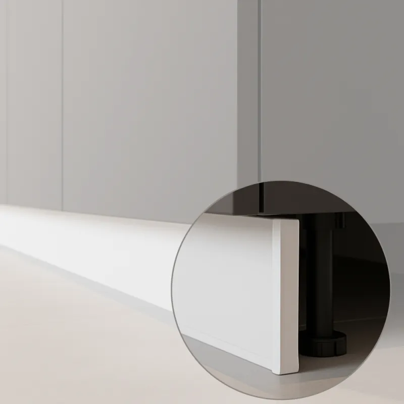 Kraj za kuhinjsku plastičnu podnožnicu / Bijela