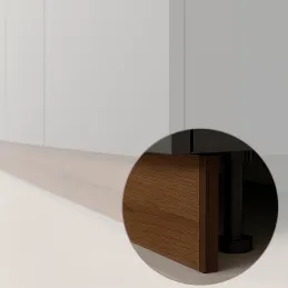 Završetak za kuhinjski plastični podnožak / Tamno smeđa