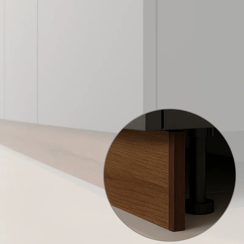 Završetak za kuhinjski plastični podnožak / Tamno smeđa