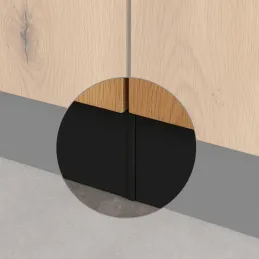 Linearni spojka za kuhinjski plastični postolje 126 / Crna