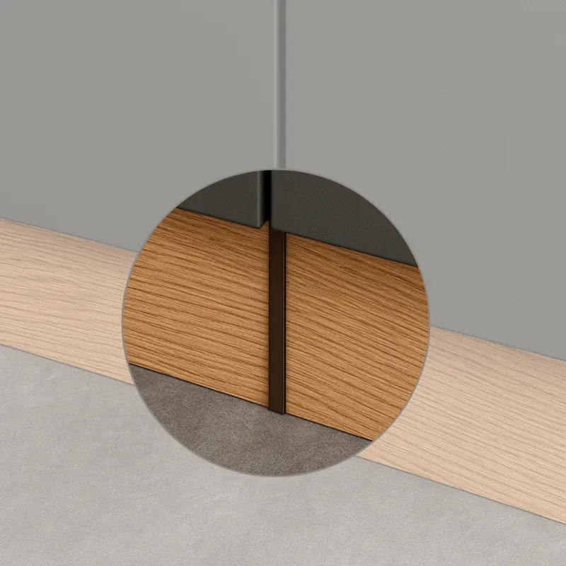 Linearna spojnica za kuhinjski plastični postolje 126 / Tamno smeđa