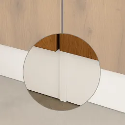 Linearna spojka za kuhinjski plastični postolje / Bijela