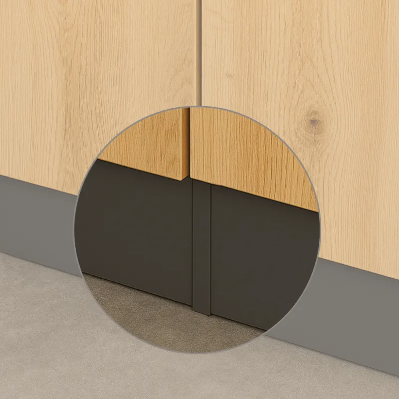 Spojnica za kuhinjski plastični podnožje / Antracit