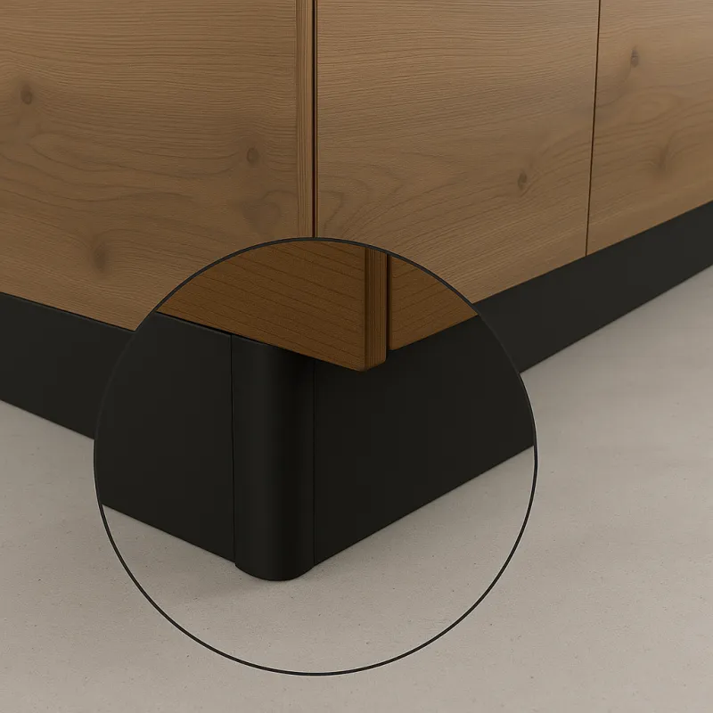 Spojnica za kuhinjski plastični postolje / Crna