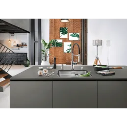 Baterija Blanco CATRIS S FLEXO / krom / tuš s preklopnikom