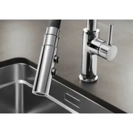 Blanco CATRIS S FLEXO slavina / imitacija nehrđajućeg čelika / UltraResist / tuš s preklopnikom