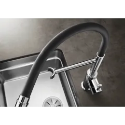 Baterija Blanco LINUS / crna mat / tuš