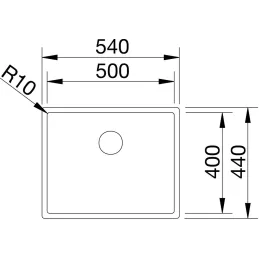 Nerđajući sudoper Blanco ETAGON 500-IF/A / s pomičnim vodilicama