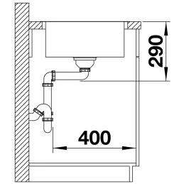 Nerez sudoper Blanco CLARON 400- IF DURINOX