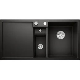 Kamniti sudoper Blanco COLLECTIS 6 S s excentrom / Crna
