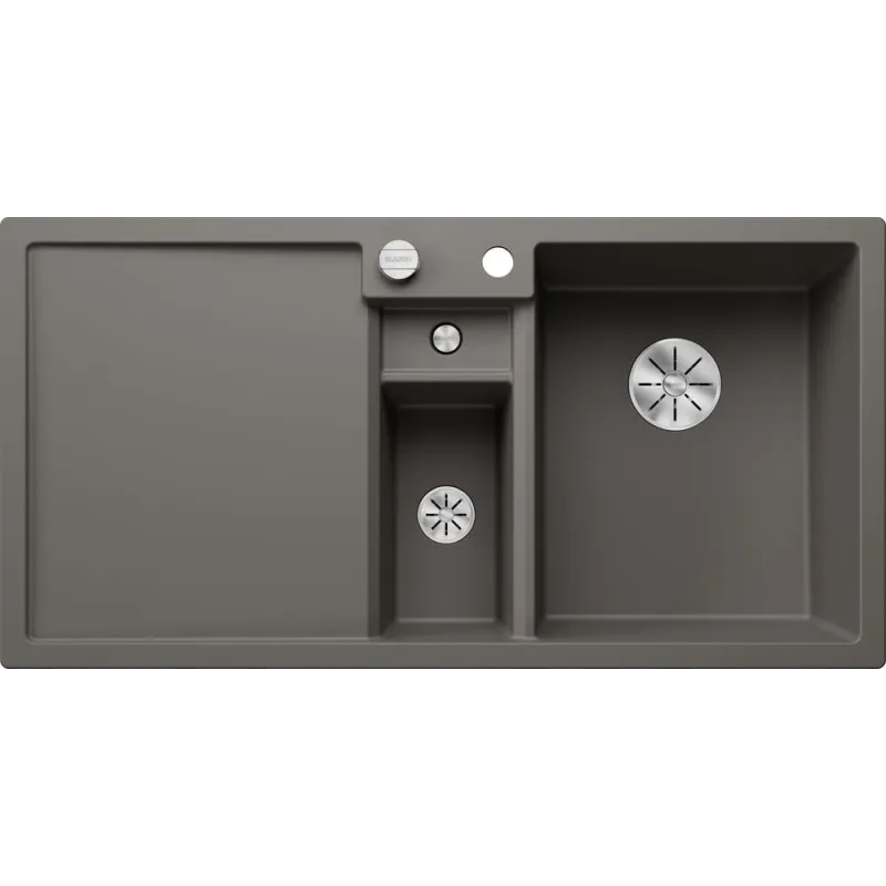 Kameninijski sudoper Blanco COLLECTIS 6 S s ekscentrom / Siva vulkan