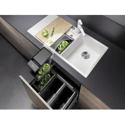 Kameninový sudoper Blanco COLLECTIS 6 S s ekscentrom / Kava