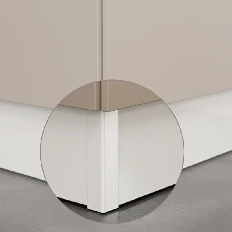 Spojnica za kuhinjsku osnovu 90° / Bijela sjajna