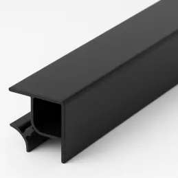 Ugaoni spoj za kuhinjski sokl 90° / Crna mat