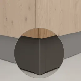 Kutni spoj za kuhinjske osnove 90° / Antracit