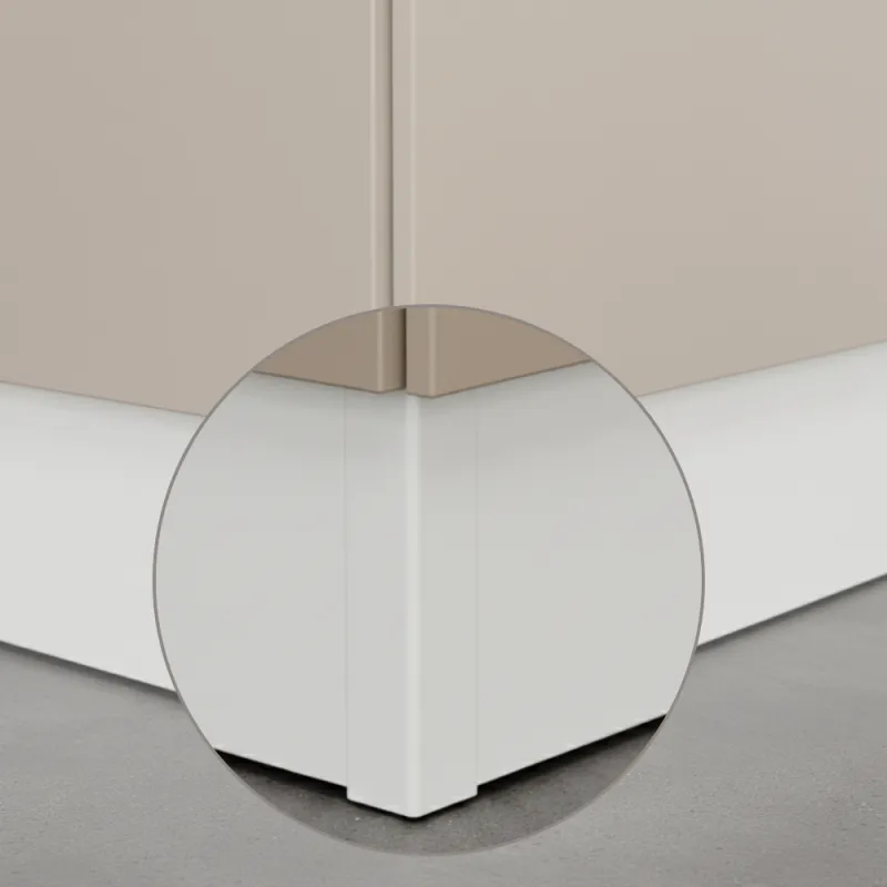 Kutni spoj za kuhinjsku podnu letvicu PAX 90° / Bijela mat