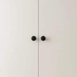 Ručka knopka XENA / Crna mat