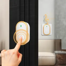 Bežični zvono GLAMI / Bijelo - zlatna