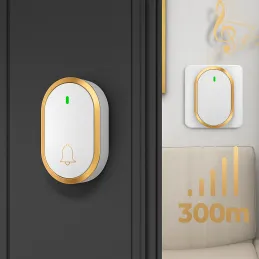 Bežični zvono GLAMI / Bijelo - zlatna