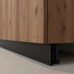 Plastična kuhinjska podnožja PAX / Crna mat RAL 9005