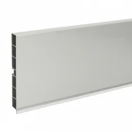 Plastični kuhinjski sokl PAX / Brušeni aluminij