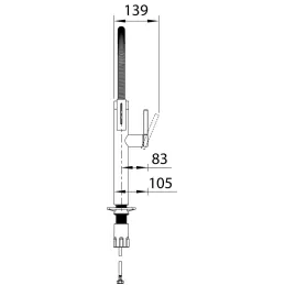 Slavina Blanco CULINA S / tuš s preklopnikom