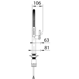 Baterija Blanco CULINA S mini / tuš bez preklopnika