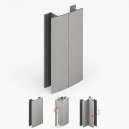 Flexi spojka za PAX utičnicu - 90° do 270° / brušeni nehrđajući čelik