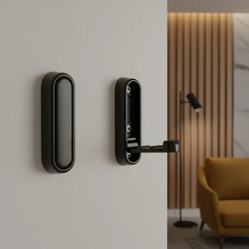 Preklopna vješalica COSTA / Crna mat