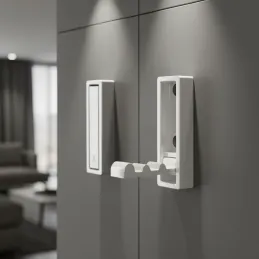 Preklopna vješalica TOREO / Bijela mat