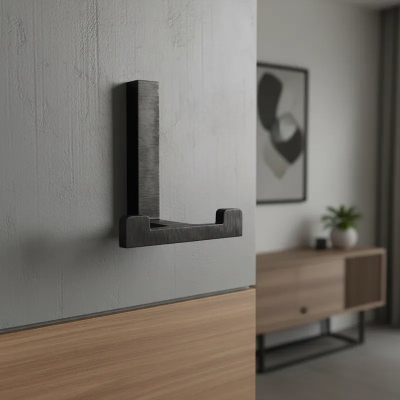 Vješalica NEXT DUO / Crna brušena