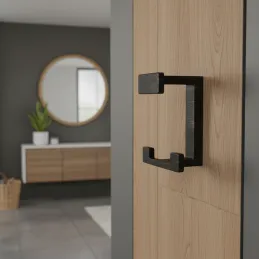 Vješalica NEXT TRIO / Crna brušena