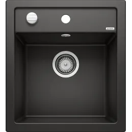 Kameninovski sudoper Blanco DALAGO 45 s ekscentrom / Crna