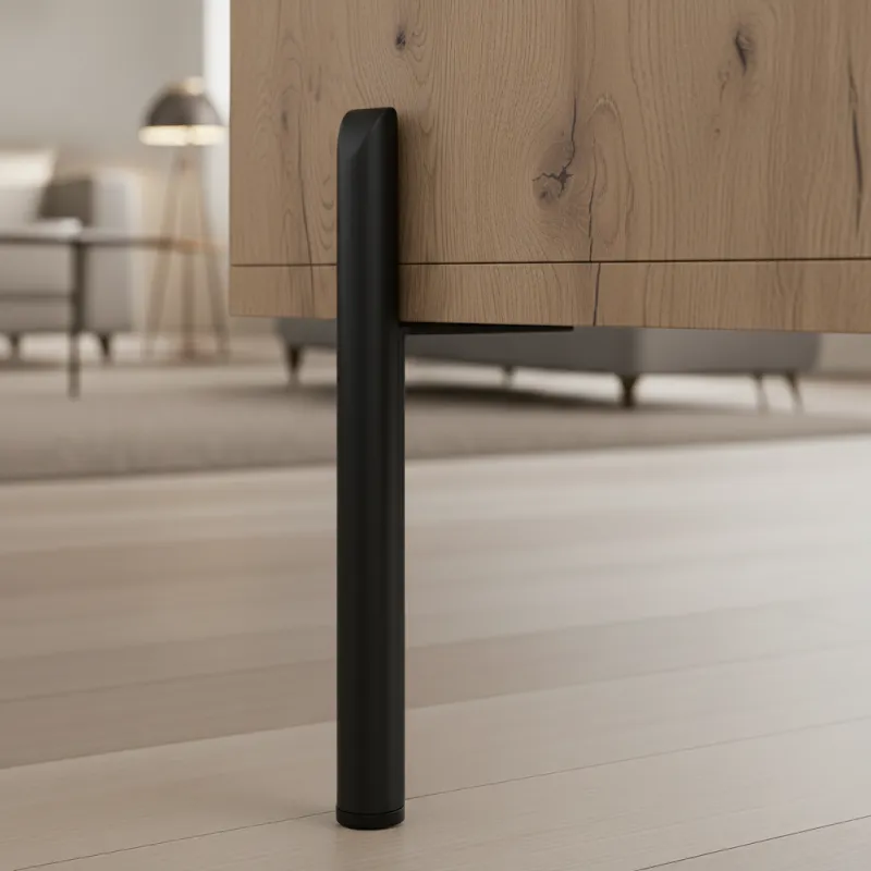 Namještajna nožica VIONA / Crna mat