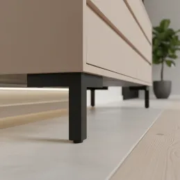 Namještajna noga ANGEL / Mat crna