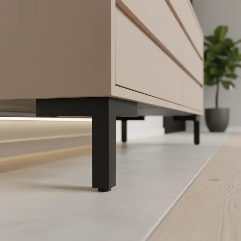 Namještajna noga ANGEL / Mat crna