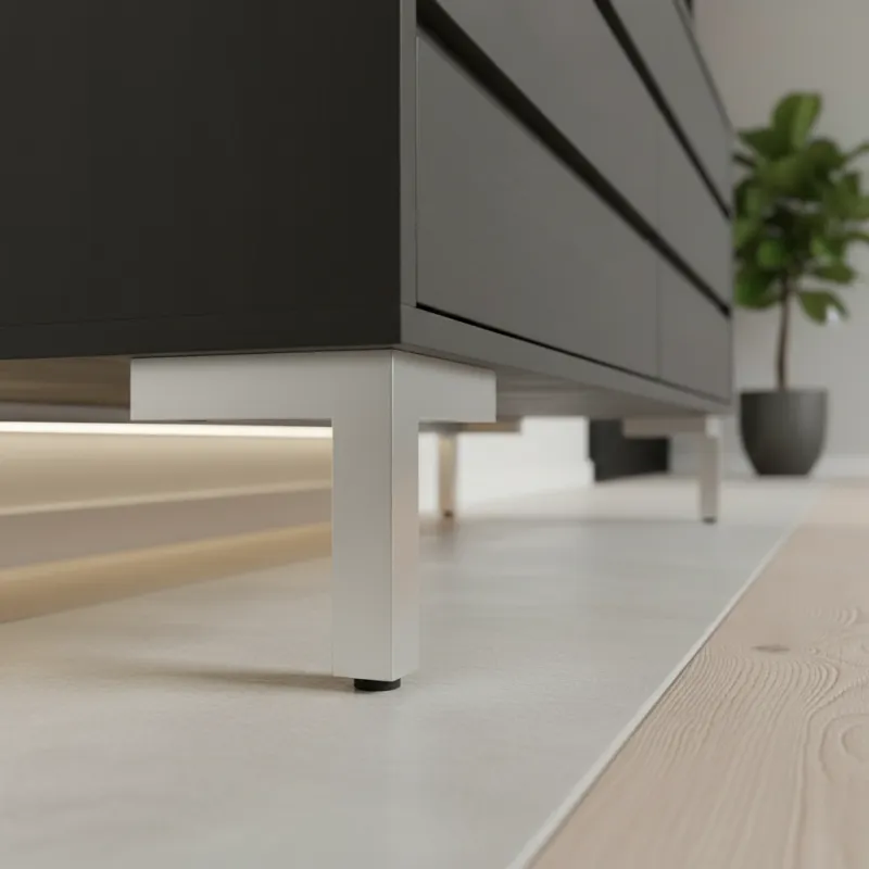 Namještajna nožica ANGEL / Srebrna