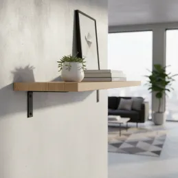 Držač police LAVERA / Crna mat