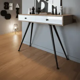 Nagibna stolna noga CUBIC / Crna mat