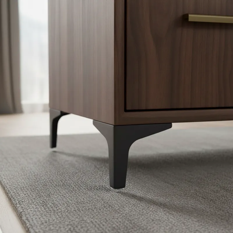 Namještajna nogica SANDER / Crna mat