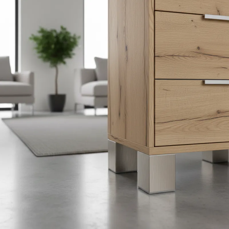 Nogica za namještaj XANA / Imitacija nehrđajućeg čelika