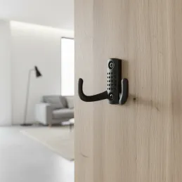 Namještajna kuka BRUNO Mini / Crna mat