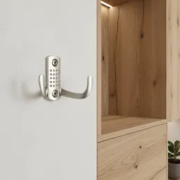 Namještajna kuka BRUNO Mini / Nikl satén