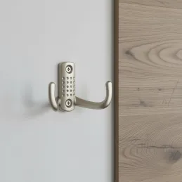 Namještajna kuka BRUNO Mini / Nikl satén